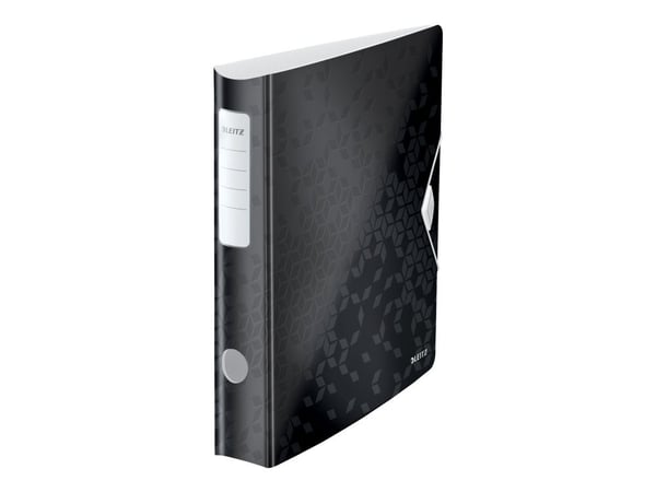 Leitz mappi Active PP WOW A4/65mm, A4, Solumuovi, Musta, 350 arkkia, 80 g/m², 6,5 cm