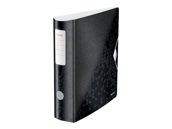 Leitz 180° Active WOW - Hevarmbuefil - bokryggbredde: 82 mm - for A4 (210 x 297 mm) - kapasitet: 500 ark - svart