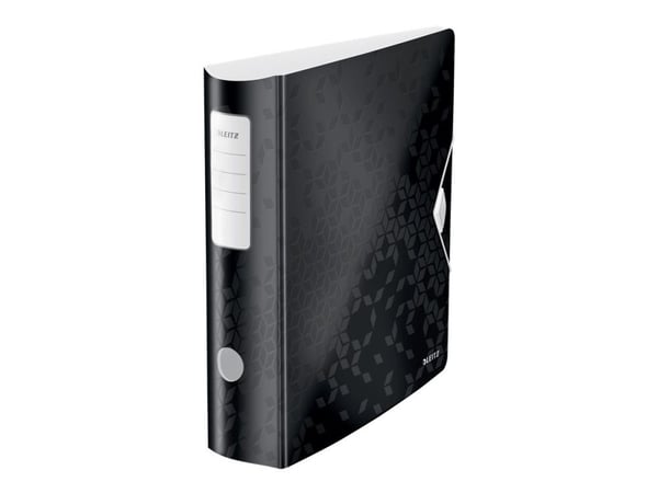 Leitz 180° Active WOW - Hevarmbuefil - bokryggbredde: 82 mm - for A4 (210 x 297 mm) - kapasitet: 500 ark - svart