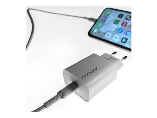4smarts VoltPlug - Strømadapter - 20 watt - 3 A - PD (USB-C) - hvit