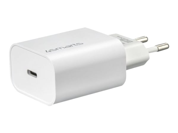 4smarts VoltPlug - Strømadapter - 20 watt - 3 A - PD (USB-C) - hvit
