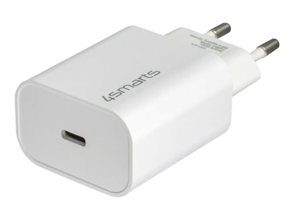 4smarts VoltPlug - Strømadapter - 20 watt - 3 A - PD (USB-C) - hvit