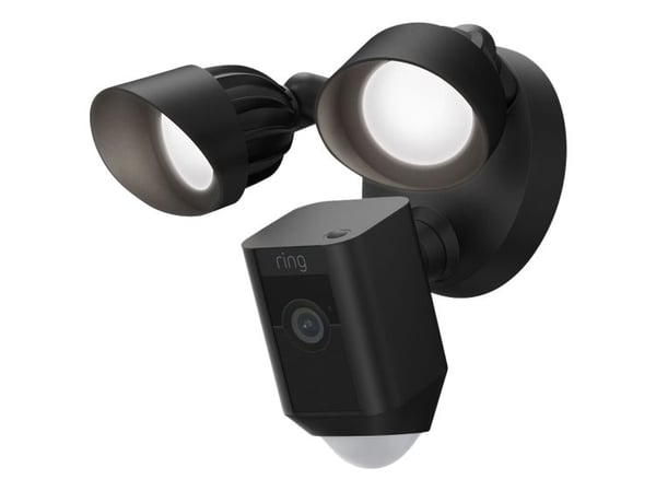 Ring Floodlight Cam, IP-turvakamera, Ulkona, Langaton, 2000 lm, 3000 K, Katto/seinä