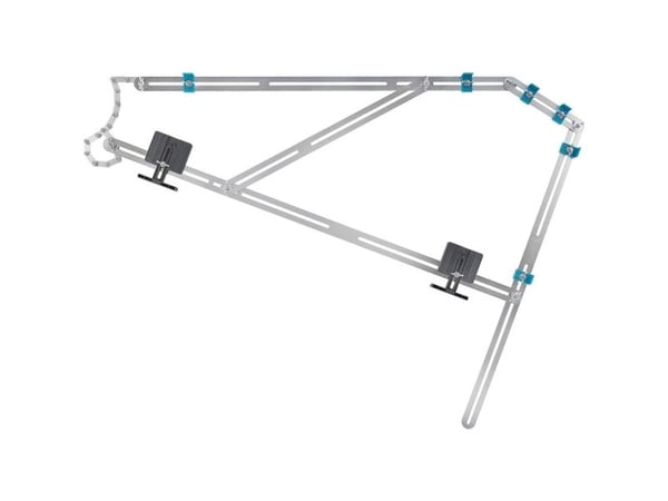 wolfcraft GmbH 5210000, Trappemåler, Svart, Rustfritt stål, Rustfritt stål, Europa