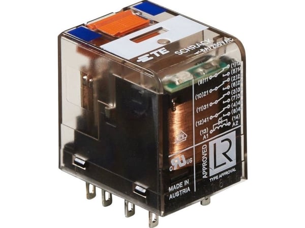 TE Connectivity PT570L24 Teollisuusrele Nimellisjännite: 24 V/DC 4 x kytkin 1 kpl