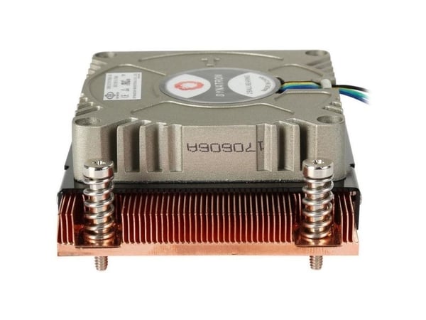 Dynatron A18, luftkylare, 7 cm, 1100 rpm, 6000 rpm, 53,8 dB, 14,3 kubikfot/min.