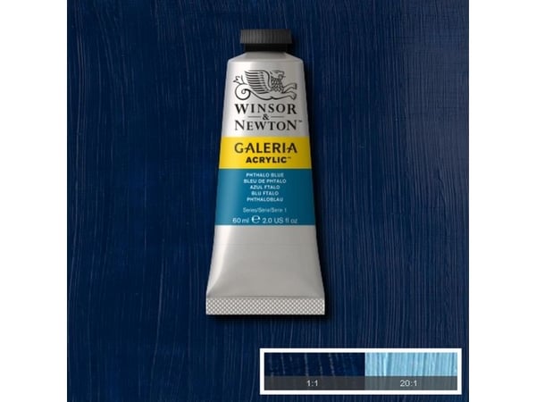 Winsor & Newton Galeria, 60 ml, Blå, Rør