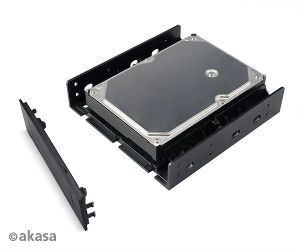Akasa AK-HDA-12, Stativ, HDD-bur, Plast, Sort, 2.5,3.5", 149 mm