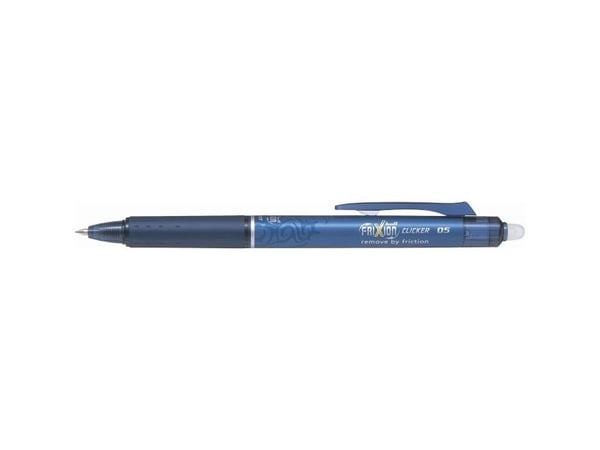 Rollerpen, Pilot FriXion Clicker RT, 0,5 mm, blåsort, pakke a 12 stk
