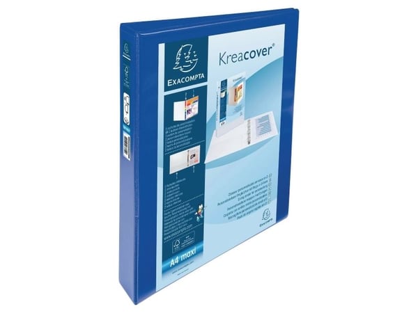 Exacompta 51942BE, Konvensjonell filmappe, A4, Polypropylen (PP), Blå, 320 mm, 277 mm