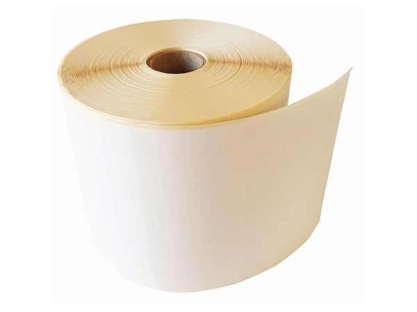 Thermoetiket 102x191mm hvid ECO universal fragtlabel - (350 stk. pr./rulle)