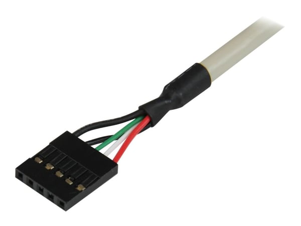 StarTech 2 Port USB A Female Slot Plate Adapter - USB panel - USB (F) to 5 pin in-line (F) - USBPLATE - USB-panel - USB (hunn) til 5 pin i linje (h...