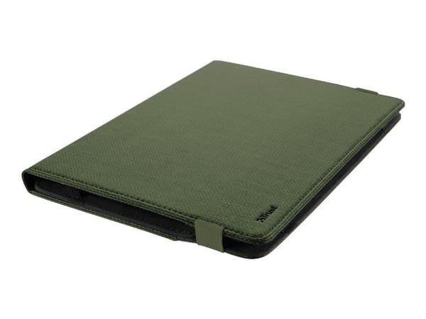 Trust Primo - Lommebok for nettbrett - gjenvunnet PET - grønn - inntil 10"
