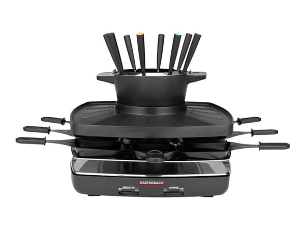 Gastroback Family and Friends - Raclette/fondue - 1.15 liter - 1200 W
