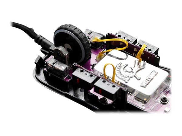 Ducky Feather, Molempikätinen, Optinen, USB A-tyyppi, 16000 DPI, Musta