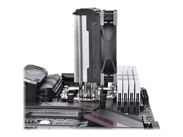 Thermaltake TOUGHAIR 310 - Prosessorkjøler - (for: LGA1156, AM2, AM2+, AM3, LGA1155, AM3+, FM1, FM2, LGA1150, LGA1151, AM4, LGA1200) - aluminium - ...