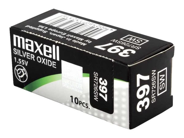 Maxell 18291200, Single-use battery, SR726SW, Sølvoxid (S), 1,55 V, 1 stk, 36 mAh