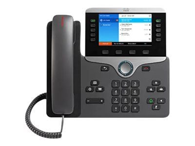 Cisco IP Phone 8841 - VoIP-telefon - SIP, RTCP, RTP, SRTP, SDP - 5 linjer
