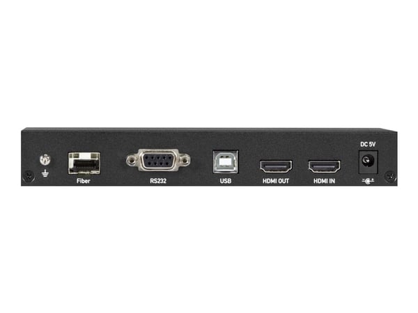 Black Box KVX Series KVM Extender over Fiber - 4K, Single-Head, HDMI, USB 2.0, Serial, Audio, Local Video - Sender og mottaker - KVM / lyd / seriel...
