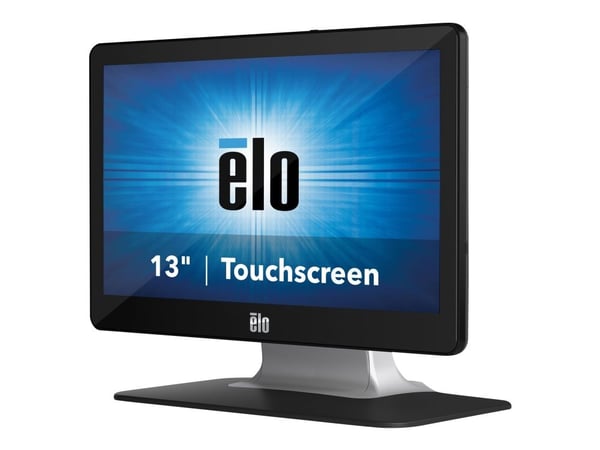 Elo ET1302L - Med stativ - LCD-skärm - 13.3" - pekskärm - 1920 x 1080 Full HD (1080p) - 300 cd/m² - 800:1 - 25 ms - HDMI, VGA, USB-C - högtalare - ...