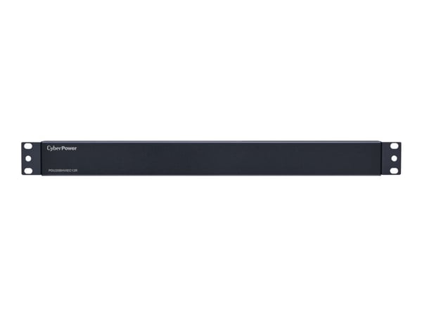 CyberPower Basic Series PDU20BHVIEC12R - Strømfordelerenhet (kan monteres i rack) - AC 200/230 V - inngang: IEC 60320 C20 - utgangskontakter: 12 (p...