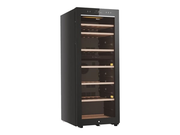 Haier Series 7 HWS77GDAU1 - Vinkylare - Wi-Fi - bredd: 49,7 cm - djup: 58,5 cm - höjd: 127 cm - klass G - svart