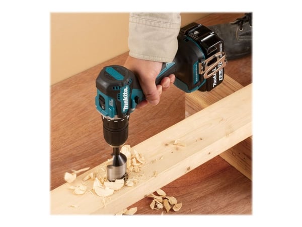 Makita DDF487 - Porakone/porakone - akkuporakone - 2-nopeuksinen - porakone, jossa avain 13 mm - 40 N-m - 2 akkua - 18 V