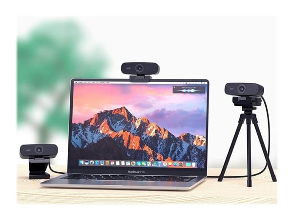 Aukey PC-W3 - Verkkokamera - värillinen - 2 MP - 1920 x 1080 - 1080p - kiinteä polttoväli - ääni - USB