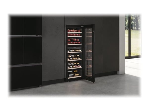 Haier Series 7 HWS77GDAU1 - Vinkylare - Wi-Fi - bredd: 49,7 cm - djup: 58,5 cm - höjd: 127 cm - klass G - svart