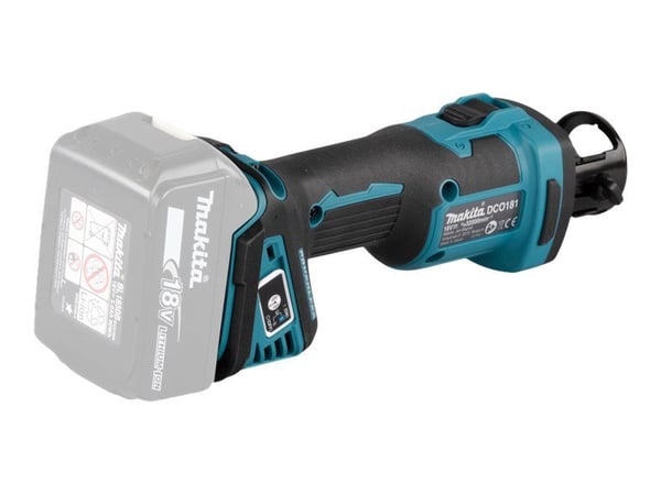 Makita DCO181 - Drywall cutter - trådløs 6.35 mm - uten batteri - 18 V - SOLO