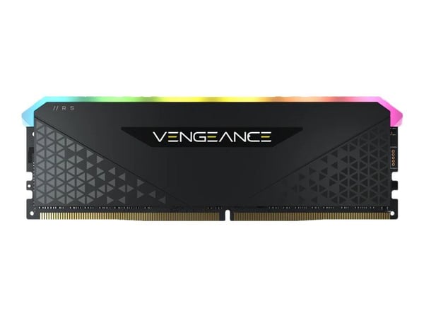 CORSAIR Vengeance RGB RS - DDR4 - sett - 32 GB: 2 x 16 GB - DIMM 288-pin - 3200 MHz / PC4-25600 - CL16 - 1.35 V - ikke-bufret - ikke-ECC - svart