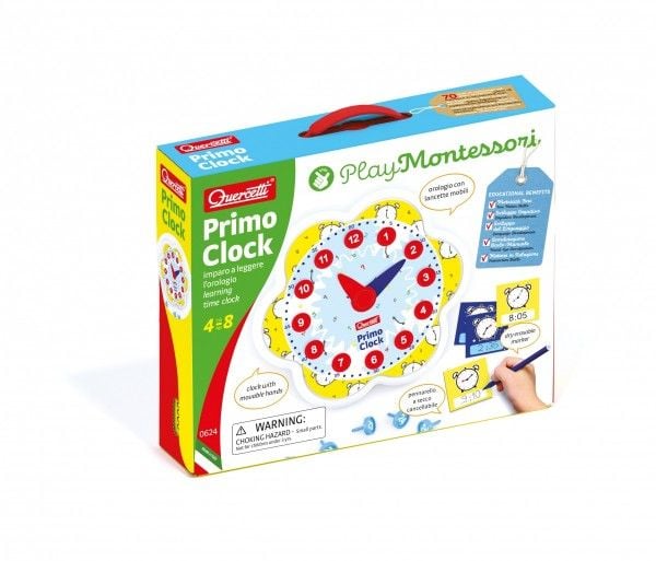 Quercetti Primo Clock, 4 år, Plast, Flerfarget