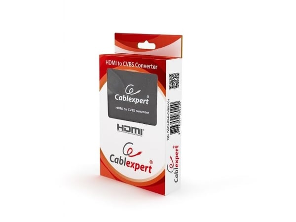 Cablexpert - Video adapter - HDMI, mini-USB type B (kun strøm) hunn til RCA hunn - 1080p-støtte