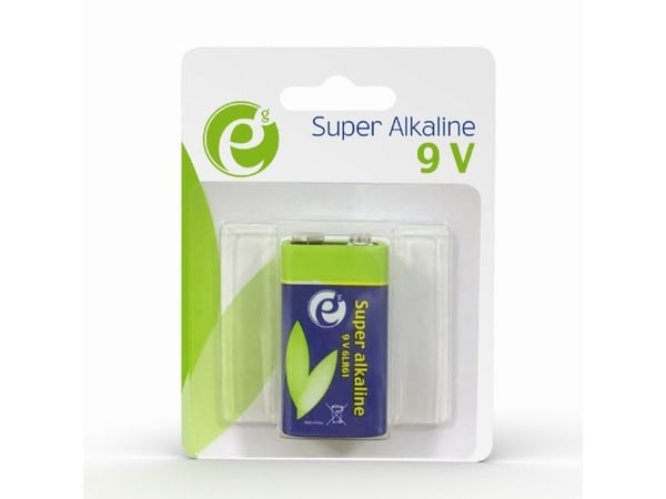 GEMBIRD EG-BA-6LR61-01 Energenie-akku 9V 6LR61, alkaiczna, läpipainopakkaus, blisteri