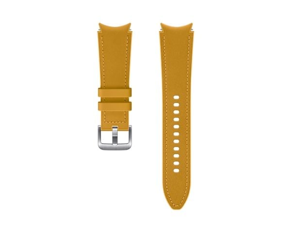Samsung ET-SHR89 - Band för smart klocka - Medium/Large - senap - för Galaxy Watch4 (40 mm), Watch4 Classic