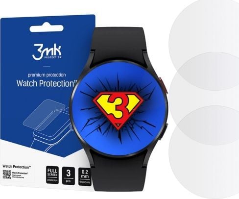 3MK hybridglas för Galaxy Watch 4 44 mm