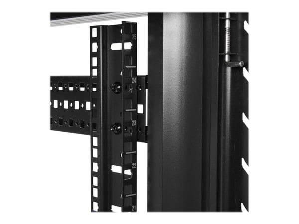 Startech 32U 19" Server Rack Cabinet, Adjustable Depth 6-32 inch, Lockable 4-Post Network/Data/AV Equipment Rack Enclosure w/ Glass Door & Casters,...