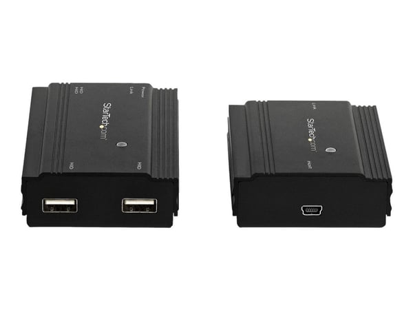 Startech 4 Port USB 2.0 Extender Hub over Single CAT5e/CAT6 Ethernet Cable (RJ45), 330ft (100m), USB Extender Adapter, Externally Powered, 480 Mbps...