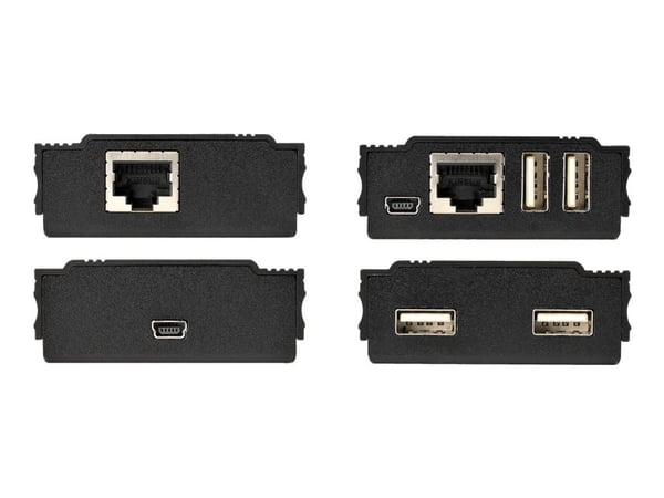 Startech 4 Port USB 2.0 Extender Hub over Single CAT5e/CAT6 Ethernet Cable (RJ45), 330ft (100m), USB Extender Adapter, Externally Powered, 480 Mbps...