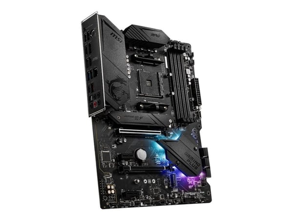 MSI MPG B550 GAMING PLUS - Moderkort - ATX - Socket AM4 - AMD B550 Chipuppsättning - USB-C Gen2, USB-C Gen1, USB 3.2 Gen 1, USB 3.2 Gen 2 - Gigabit...