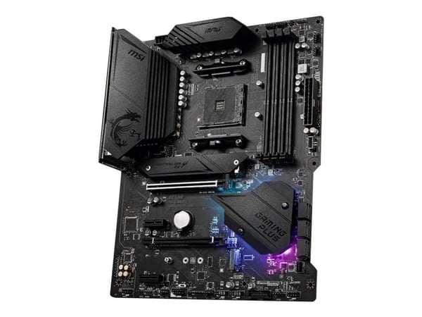 MSI MPG B550 GAMING PLUS - Hovedkort - ATX - Socket AM4 - AMD B550 Chipset - USB-C Gen2, USB-C Gen1, USB 3.2 Gen 1, USB 3.2 Gen 2 - Gigabit LAN - i...