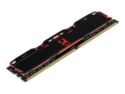 GOODRAM IRDM X - DDR4 - sett - 16 GB: 2 x 8 GB - DIMM 288-pin - 3200 MHz / PC4-25600 - CL16 - 1.35 V - ikke-bufret - ikke-ECC - svart