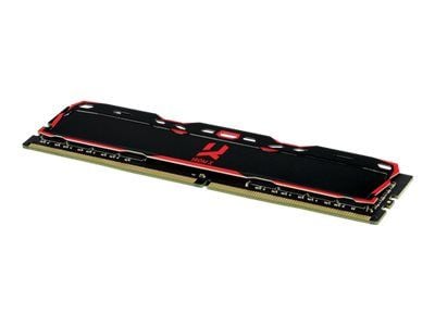 GOODRAM IRDM X - DDR4 - sats - 16 GB: 2 x 8 GB - DIMM 288-pin - 3200 MHz / PC4-25600 - CL16 - 1.35 V - ej buffrad - icke ECC - svart