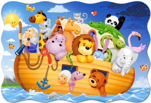 Castorland Noah''s Ark 20 Maxi pcs, 20 stykker, Tegneserier, 4 år
