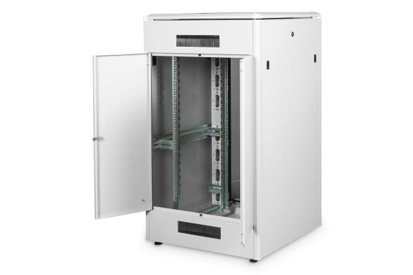 DIGITUS Professional Unique DN-19 26U-8/8-1 - Telinekaappi - harmaa, RAL 7035 - 26U - 19"
