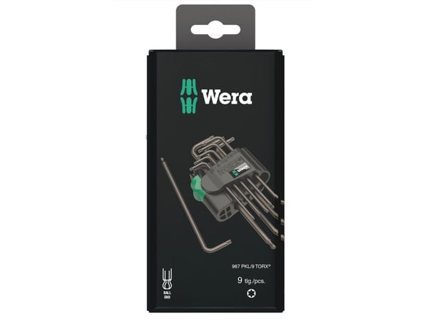 Wera 05073598001, L-kuusiokoloavain, TX8, Musta, Kiina, 80 mm, 28 mm