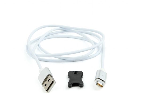 Cablexpert - Lightning-kabel - USB hann til Lightning hann magnetisk - 1 m - sølv