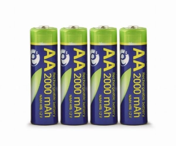 Gembird - Batteri - ladbar 4 x AA-type - Alkalisk - 2000 mAh