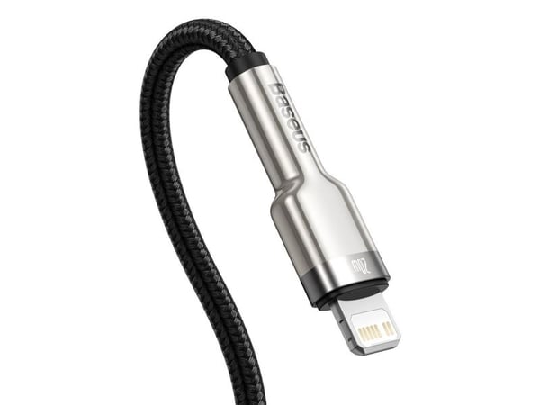 Baseus Cafule, 2 m, Lightning, USB C, Hanstik, Svart