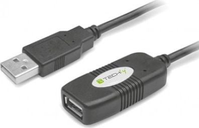 TECHly - USB-forlengelseskabel - USB (hunn) til USB (hann) - USB 2.0 - 10 m - aktiv